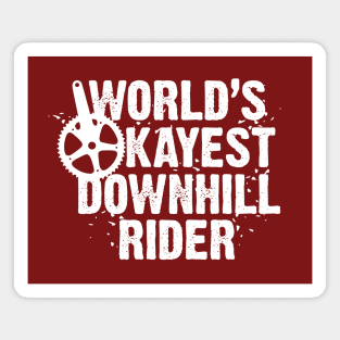 World's Okayest Downhill Rider Magnet